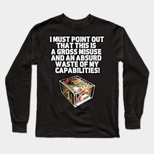 Blake's 7 Quote - Orac Long Sleeve T-Shirt